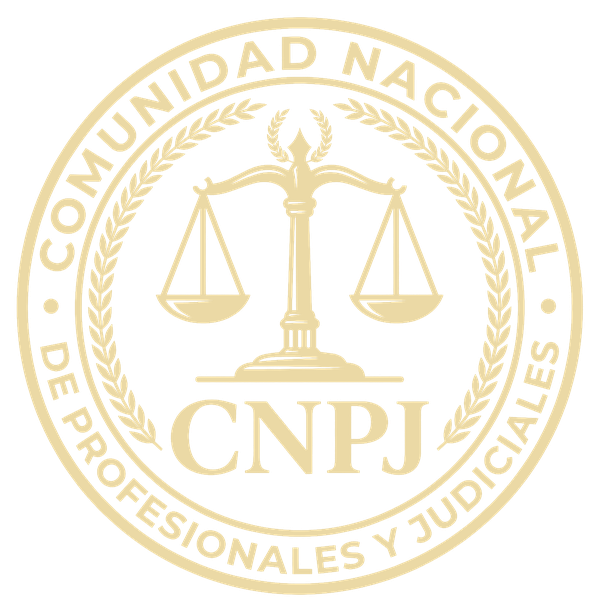 Sello de la Comunidad Nacional de Profesionales y Judiciales